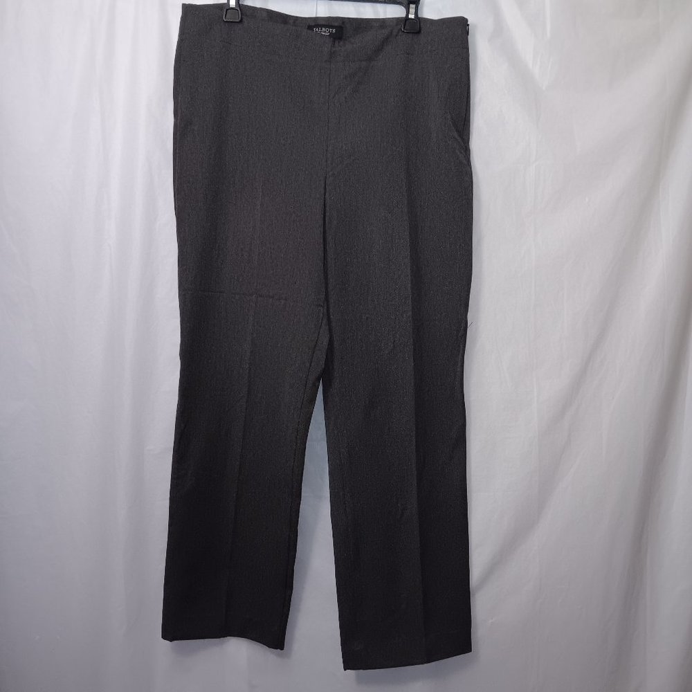 TALBOTS HERITAGE DRESS PANTS GRAY SIZE 14